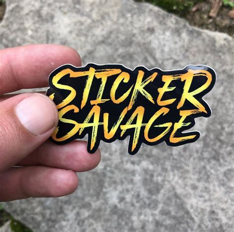 They’re printed on high-quality <strong>sticker</strong> paper and kiss cut with a Silhouette Cameo 4 machine. . Sticker savages
